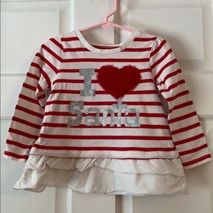 I love Santa shirt 3T